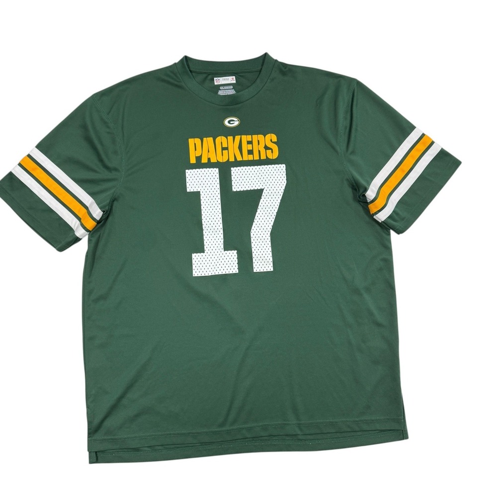 NFL Green Bay Packers Davante Adams 17 Shirt Jersey Mens XXL Green Tee